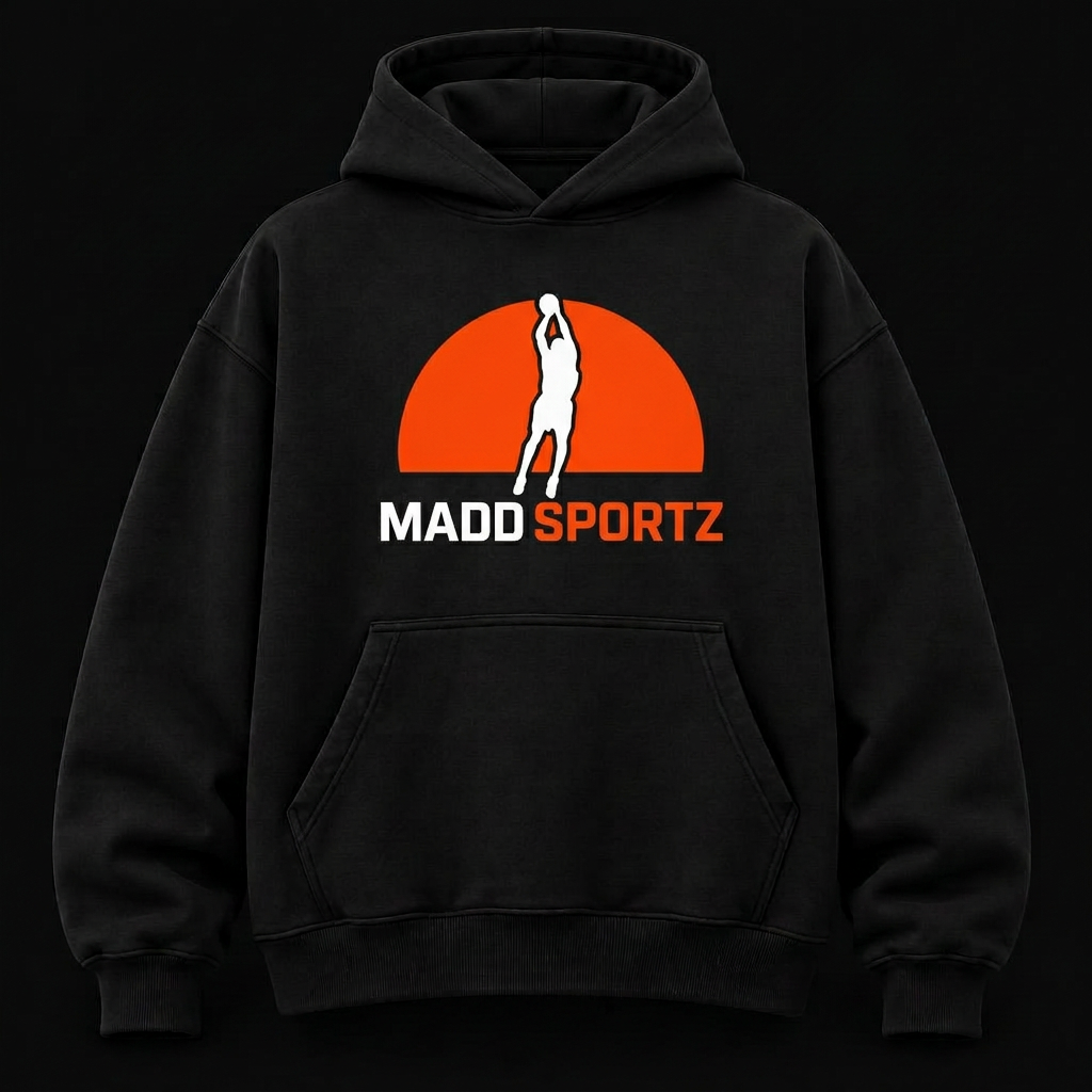 Madd Sportz Hoodie in Black